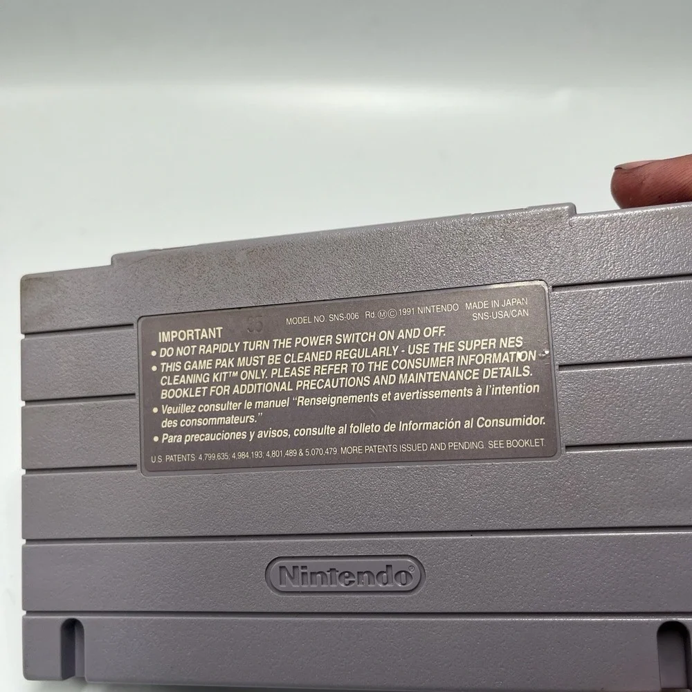 Super Mario World (Super Nintendo Entertainment System, 1991) Authentic Working!